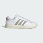 adidas Grand Court 2.0 Erkek Spor Ayakkabı Suni Deri Malzeme ile Konforlu Tasarım - Beyaz - Yeşil