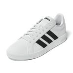 Adidas GRAND COURT BASE 3.0 Erkek Spor Ayakkabı Düşük Bilekli (Futbol Dışı) FTWWHT/CBLACK/FTWWHT 46