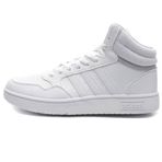 Adidas GW0401 Hoops Mid 3.0 K Beyaz Unisex Genç Günlük Ayakkabı