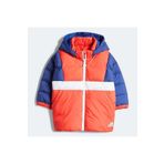 Adidas H38372 Colorblock Down Lacivert Kırmızı Beyaz Çocuk Mont