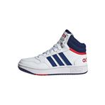 Adidas Hoops 3.0 Mid K Ftwwht Vicblu Betsca Uniseks Çocuk Spor Ayakkabı