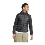 Adidas HZ4430 ESS DWN HYB J Siyah Erkek Outdoor Ceketi