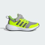 Adidas ID3356 FortaRun 2.0 Cloudfoam Elastic Lace Top Strap Gri Çocuk Spor Ayakkabı
