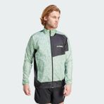 Adidas IN6727 Terrex Trail Wind J Günlük Stil Yeşil Erkek Rüzgarlık