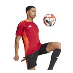 adidas IS1658 TIRO24 Kırmızı Erkek Yuvarlak Yaka Normal Kalıp Forma
