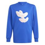Adidas IS3229 Mavi Longsleeve Günlük Çocuk Sweatshirt