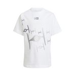 Adidas IS4556 Beyaz X Star Wars ZNE T Günlük Çocuk T-shirt