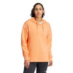 Adidas IS7227 Turuncu W Terrex Logo Hoody Kadın Outdoor Sweatshirt