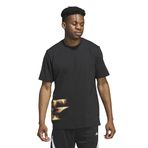 Adidas IW7847 Siyah TRAE FNDN TEE Basketbol Erkek T-Shirt