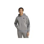 Adidas IW8529 M FI 3S FZ Gri Kapüşon Erkek Ceket