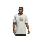 Adidas IX0096 Gri Lil Stripe Comic Graphic TEE Günlük Erkek T-shirt