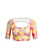 Adidas IX4374 By Stella McCartney Crop Çok Renkli Günlük Kadın T-shirt