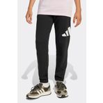 Adidas JD2090 Siyah Beli Lastikli Regular Fit Bağcıklı Erkek Çocuk Eşofman Alt