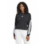 Adidas JE0016 W 3S FT SWT Siyah Yuvarlak Yaka Bol Kesim Kadın Sweatshirt