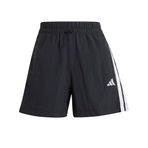 Adidas JE1309 W 3S WV SHO Siyah Lastikli Bel Loose Fit Düz Kadın Şort
