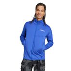 Adidas JE1354 XPR LT FL J Mavi Fermuarlı Slim Fit Erkek Polar Sweatshırt