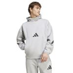 Adidas JE3070 M Z.N.E. HD Gri Kapüşonlu Bol Kesim Erkek Sweatshirt