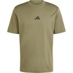 Adidas JF1097 Essentials Small Logo Single Jersey Yeşil Erkek T-Shirt
