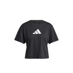 Adidas JG8614 Siyah Train Essentials Big Logo Kadın Antrenman T-Shirt