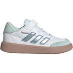Adidas JH8569 Courtblock Beyaz Mavi Çocuk Spor Ayakkabı