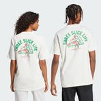 Adidas JJ4016 Lounge Pizza Graphic Beyaz Erkek T-Shirt