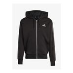adidas JM1695 Holiday 3-Stripes Full-Zip Hoodie Black Erkek Ceket