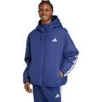 Adidas JM4040 Essentials CLIMAWARM 3-Stripes Yalıtımlı Kapüşonlu Erkek Mont