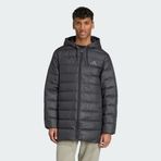 Adidas JM4061 Essentials CLIMAWARM 3-Stripes Light Down Kapüşonlu Erkek Mont