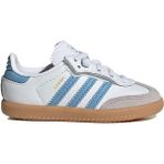 Adidas JQ3193 Samba Og Cf El I Çocuk Ayakkabı Beyaz Deri Üst Yüzey Düz Taban Erkek Çocuk İçin