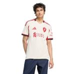 Adidas JV6487 Bej Liverpool FC 2025/26 Deplasman Erkek Futbol Forma