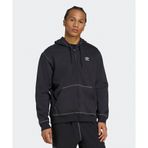 Adidas JW0969-001 Essentials Trefoil Full-Zip Hoodie Siyah Erkek Sweatshirt