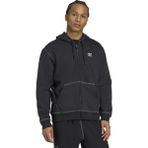 Adidas JW0969 Essentials Trefoil Tam Boy Fermuarlı Erkek Kapüşonlu Üst