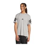 Adidas JW4785 Future Icons 3 Stripes Gri Erkek T-Shirt