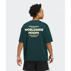 Adidas JW6647-001 Yeşil Worldwide Hoops GFX Erkek T-Shirt