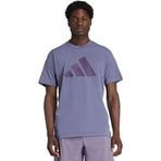Adidas JW7402 Mor Tr-Es Fr Logo T Erkek Antrenman Tişörtü