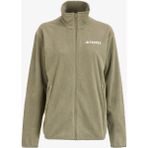 Adidas JX5069 MT ESS FZ FI Yeşil Erkek Fermuarlı Normal Düz Polar Sweatshirt