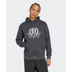 Adidas JX8186-001 Gri Varsity Loose Hoodie Erkek Sweatshirt