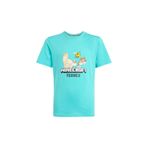 adidas JZ3588-C Minecraft Terrex Tee Çocuk T-Shirt Turkuaz
