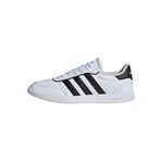 adidas Kadın Breaknet Şık Ayakkabı, Ftwr Beyaz Çekirdek Siyah Altın ile, 38 EU