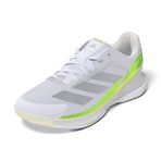 adidas Kadın Crazyquick Boost Shoes Padel-Ayakkabı, Cloud White Zero Metalik Lucid Limon, 40 2/3 EU