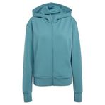 adidas Kadın D4t Workout Full Zip Hooded Sweatshirt Kapüşonlu Kazak, Ön Camgöbeği, XXS