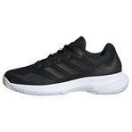 adidas Kadın Gamecourt 2 W Tenis Ayakkabısı, Cblack/Cblack/Silvmt, 40 2/3