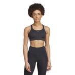 adidas Kadın Spor Sütyeni | TLRDIM L HS Zip |, Siyah, X-Small (A-B Cup)