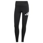 adidas Kadın Train Essentials Büyük Logo Tam Boy Tayt (1 Paket), Siyah / beyaz, XXS