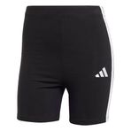adidas Kadın W 3S SJ BK SHO Sporcu Taytı BLACK/WHITE XS