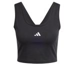 adidas Kadın W SL SJ TK Tişört (Kolsuz) WHITE/BLACK XS