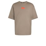 adidas Kahverengi Bisiklet Yaka Baskılı T-Shirt, M, 5003342052, Kahve, Erkek