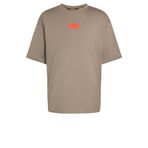 adidas Kahverengi Bisiklet Yaka Baskılı T-Shirt, S, 5003342052, Kahve, Erkek