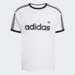 Adidas KF0418 3-Stripes Slim Ringer Lifestyle Erkek T-Shirt