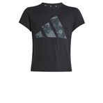 adidas Kız Çocuk JG FLWR T T-Shirt BLACK/MULTCO 11-12 Yaş